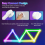 USB Smart Wall Light RGB LED Bars, 16 Million Color Dimmable Music Syn 7