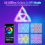 USB Smart Wall Light RGB LED Bars, 16 Million Color Dimmable Music Syn 9
