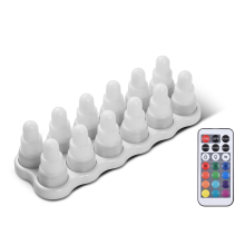 Oplaadbare RGB LED-theelicht met elektronische kaarslamp Atmosphere D