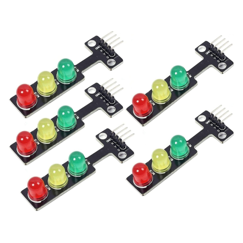 5PCS Mini Traffic Light LED DC 5V 5MM Display Module DIY Project Kit,