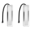 Range Hood Light Bulbs,120mm LED Cooker 1.5W Rectangle Smoke Ventilato 2