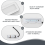 Range Hood Light Bulbs,120mm LED Cooker 1.5W Rectangle Smoke Ventilato 6