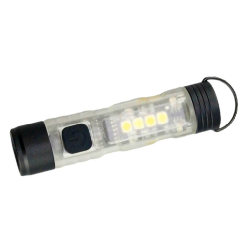 Mini Flashlight Pocket Outdoor Key Clip Cap Ambient Led Long Endurance 2