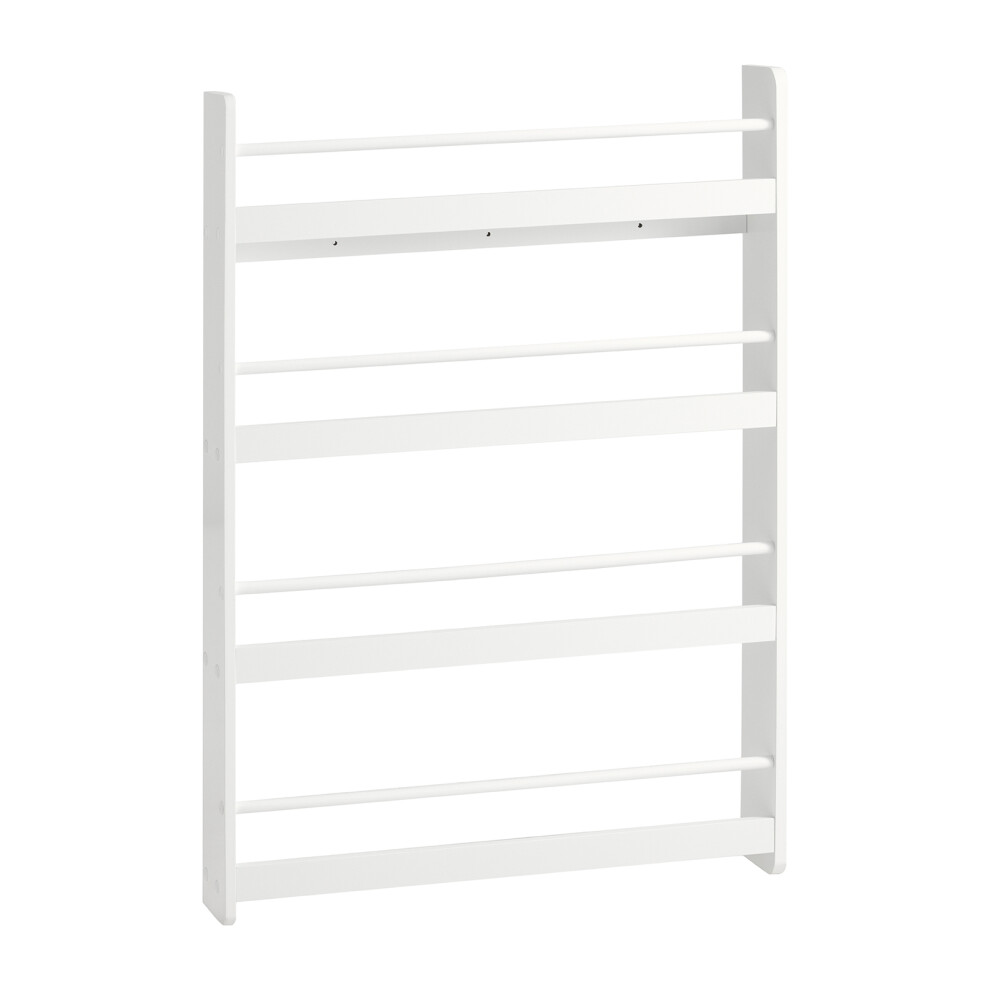 SoBuy® KMB08-W, Wall Mounted 4 Tiers Children Bookcase Storage Shelf