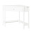 SoBuy Mesa Triangular con Cajón, Blanco, 76x76x76 cm 14