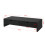 SoBuy BBF02-SCH Μαύρη Βάση Οθόνης 11cm με 2 Συρτάρια 3