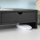 SoBuy BBF02-SCH Μαύρη Βάση Οθόνης 11cm με 2 Συρτάρια 8