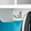 SoBuy FRG48-W επιτοίχια κρεμάστρα λευκή 60cm 6