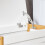 SoBuy White Laundry Hamper with Hinged Lid 8