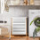 SoBuy White Laundry Hamper with Hinged Lid 2