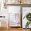 SoBuy White Laundry Hamper with Hinged Lid 12