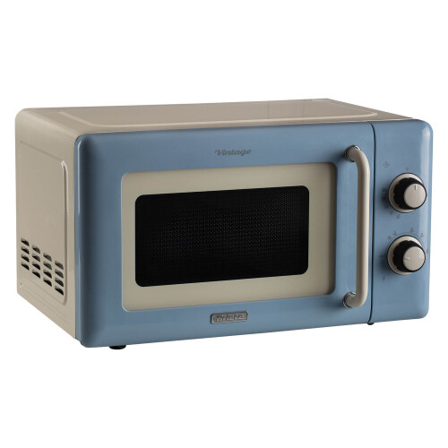 Ariete Micro-ondas Vintage Ariete 3960 - 800W, 20L, 6 Níveis, Timer 30 min, Celeste 2