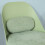 SoBuy Mint Green Armchair with Beech Footrest 6