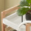 SoBuy Armário Banheiro 3 Cestos Branco e Bambu 7
