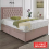 (Grey (with Mattress), 4ft6" Double (with 2 Drawer) ) DIVAN BEDS WITH MATTRESS & HEADBOARD 1
