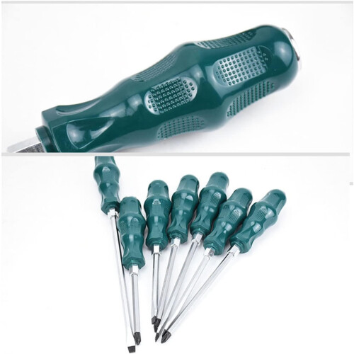 7part slotted screwdriver set for Phillips, 2inch to 8inch, flat and Phillips sets 1