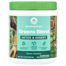 Amazing Grass, Mistura de Folhas, Detox & Digest, 7,4 oz (210 g)