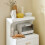 SoBuy Kitchen Trolley Cabinet with Worktop and ... 7