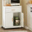 SoBuy Kitchen Trolley Cabinet with Worktop and ... 10