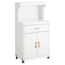 SoBuy Armário de Cozinha com Rodas Carrinho FSB12-W