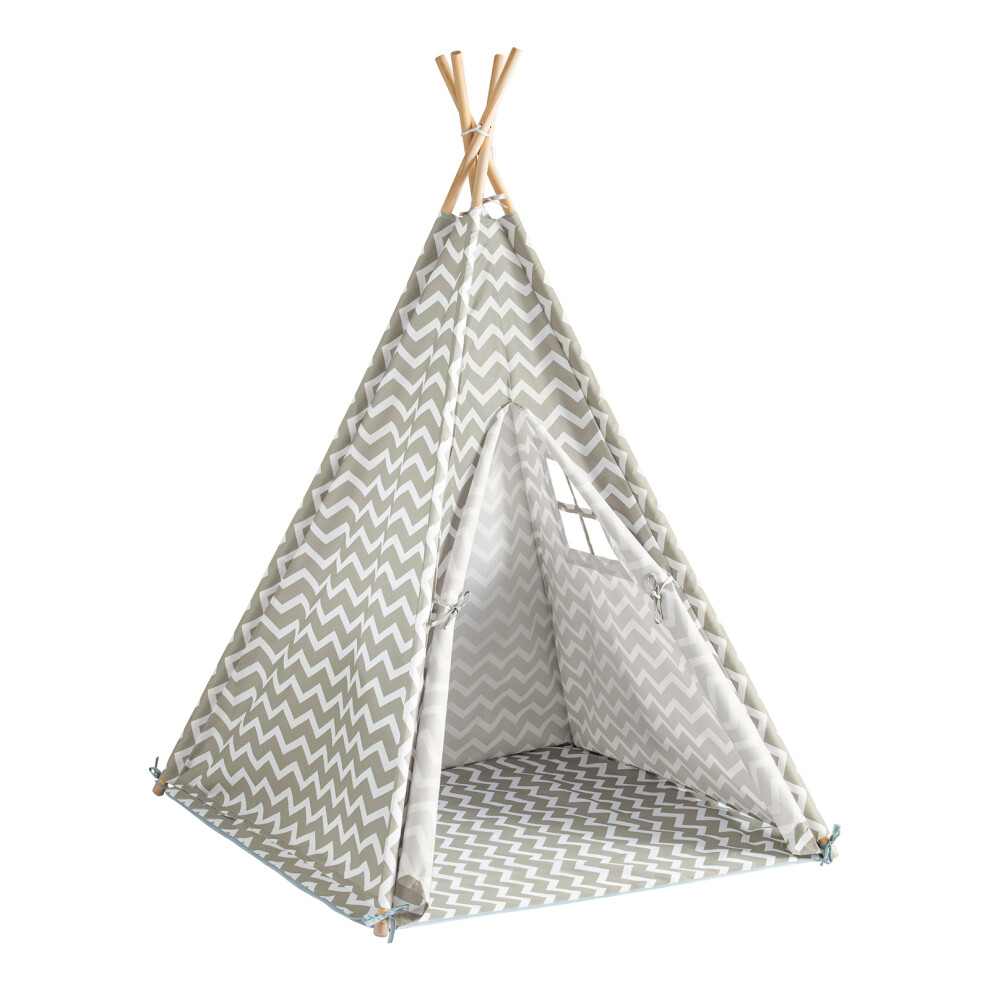 SoBuy Tente Tipi Enfant avec Tapis de Sol
