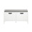 SoBuy Ντουλάπι παπουτσιών με παγκάκι Λευκό 91x30x50 cm 1