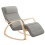 SoBuy Κουνιστή Πολυθρόνα FST16-DG Γκρι 150kg 13