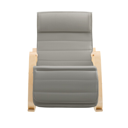 SoBuy Κουνιστή Πολυθρόνα FST16-DG Γκρι 150kg
