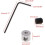 Pack of 10 Pin Locking Clasp Pin Backs Replacement with Wrench Tool Backs Brooch Pin Locking Pin Backs Pin Ref: 7429 5
