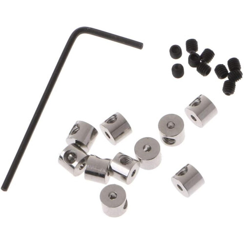 Pack of 10 Pin Locking Clasp Pin Backs Replacement with Wrench Tool Backs Brooch Pin Locking Pin Backs Pin Ref: 7429 1