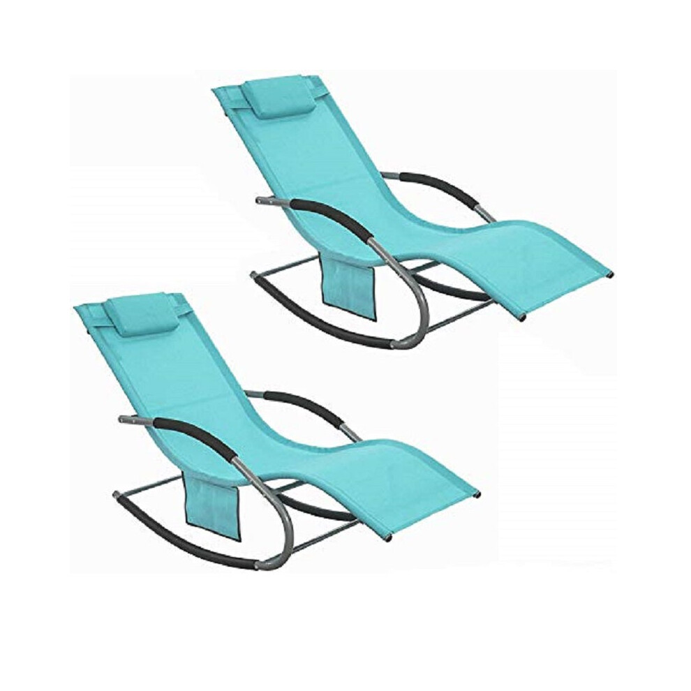SoBuy Set of 2 Outdoor Garden Rocking Chair Relaxing Chair OGS28-HBx2-image-OPC-P86SHKC-NEW