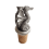 (Add a Gift Pouch) Mythical Dragon Sejant Pewter Bottle Stopper 1