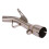 Compatible with Z900 2017-2022 Exhaust Escape Tube Eliminator Enhanced Elbow Middle Link Pipe Delete 3