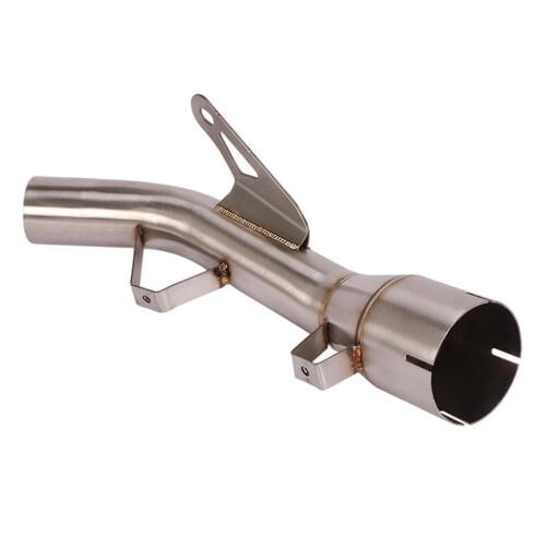 Compatible with Z900 2017-2022 Exhaust Escape Tube Eliminator Enhanced Elbow Middle Link Pipe Delete 2