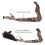 Compatible with Z900 2017-2022 Exhaust Escape Tube Eliminator Enhanced Elbow Middle Link Pipe Delete 4