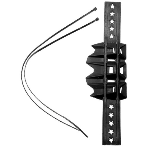 Universal Motorcycle Exhaust Muffler Drop Protection Guard Black 1