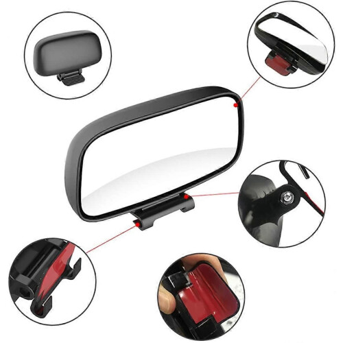 Mirror Dangle Dead Pour Car Wide Angle Universal Car Blind Spot Mirror Rotating Wide Angle Adjustable 1