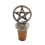 (Add a Gift Pouch) Pentagram Pagan Pewter Bottle Stopper 1