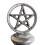 (Add a Gift Pouch) Pentagram Pagan Pewter Bottle Stopper 3