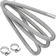Exhaust Hose For Power Generators 200 Cm, Exhaust Hose Auxiliary Heater Exhaust Stainless Steel Exhaust