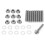 Stainless Steel Header Stud,Exhaust Manifold Head Stud Exhaust Manifold Header Bolt Header Stud Bolt 1