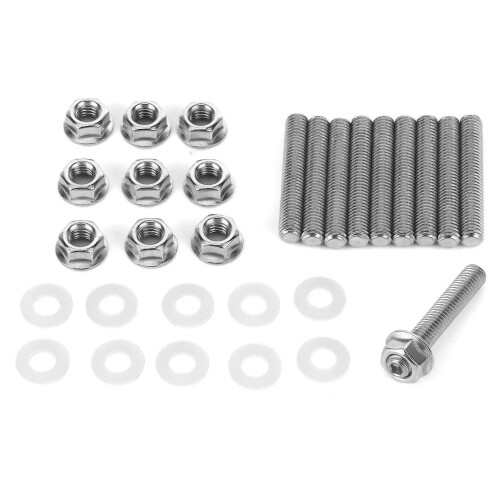 Stainless Steel Header Stud,Exhaust Manifold Head Stud Exhaust Manifold Header Bolt Header Stud Bolt
