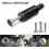Black 60mm Motorcycle Exhaust Muffler Motorcycle Muffler Can Insert Baffle Muffler 4