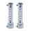 2x Silver Motorcycle Exhaust Can Muffler Insert Baffle Db Killer Silencer 35mm X 140mm 1