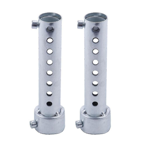 2x Silver Motorcycle Exhaust Can Muffler Insert Baffle Db Killer Silencer 35mm X 140mm