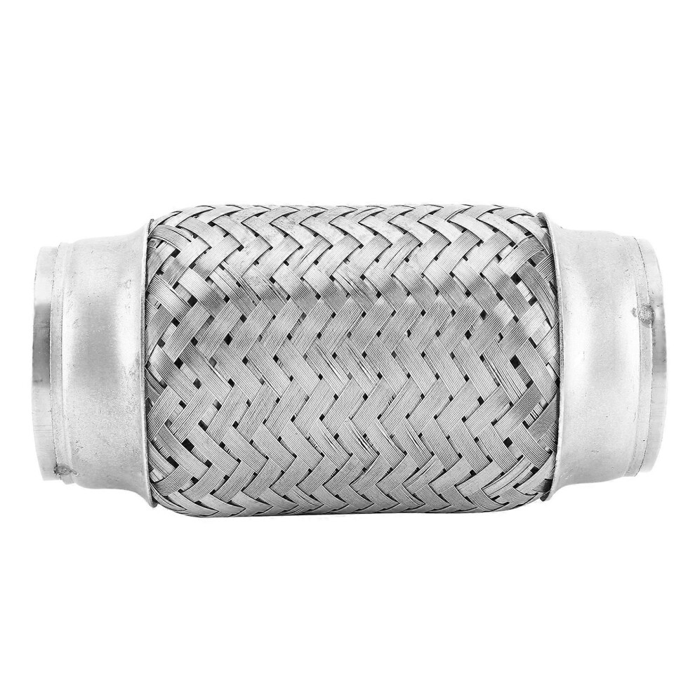 2.25X6in Exhaust Flex Pipe Stainless Steel Weld On Corrugated Flexible Joint Tube Universal 9152359391849