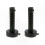Universal 60mm Black Motorcycle Exhaust Silencer Baffle Db Killer Short Muffler Pair 1