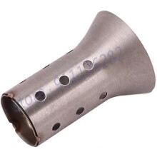 Einstellbare Schalldämpfer 51mm Universal Motorrad Auspuff Flow Schalldämpfer Noise Sound Eliminator