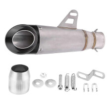 Edelstahl Motorrad Auspuff Endrohr Spitze Titan Farbe Universal Fit für Cruiser Bike