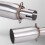 Motorcycle Modification Exhaust Pipe Exhaust Middle Section 28mm Adapter 51mm Exhaust Section Non-De 2
